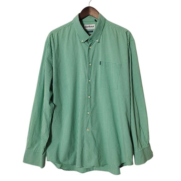 Barbour Other - Barbour Shirt 3XL Regular Fit Green Country Outdoor Cotton Check Button Up Mens